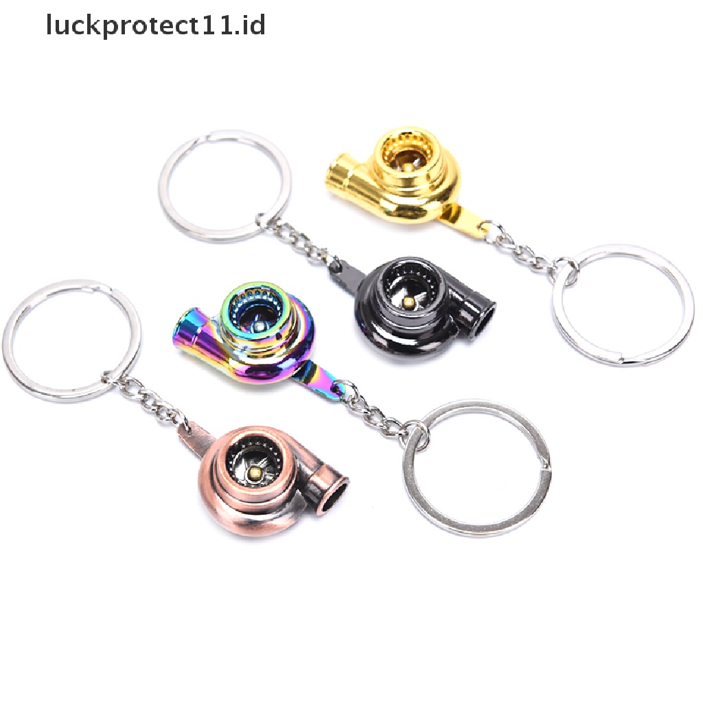 /Fashion Hot// Fashion// Fashion Portable Mini Spinning Turbo Turbine Keyring Gantungan Kunci Aksesoris Hadiah.