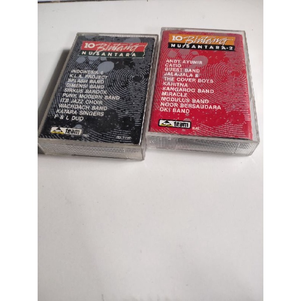 kaset pita 10 bintang nusantara 1 &amp; 2