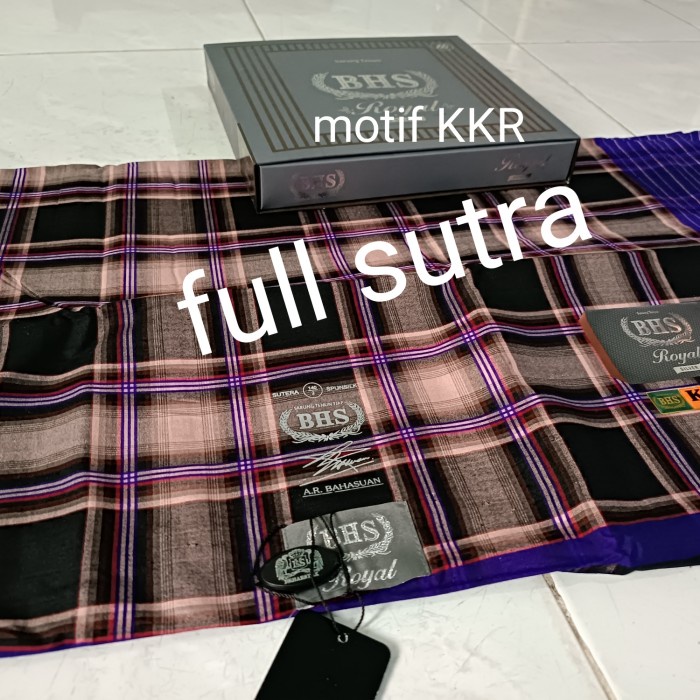 {FamilyStore} Sarung BHS KDT Motif Kotak Jadul Original Limited