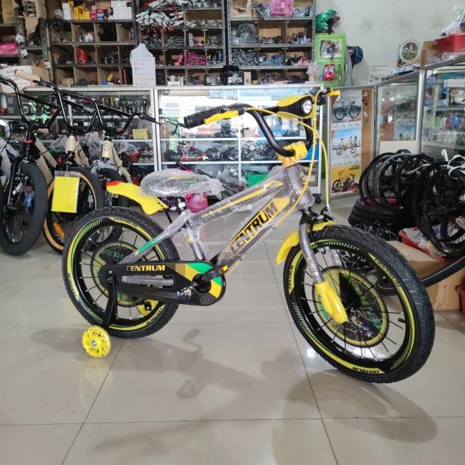 Sepeda Bmx Anak Ban 18 X 2.50 Model Lampu Merk Centrum #Original
