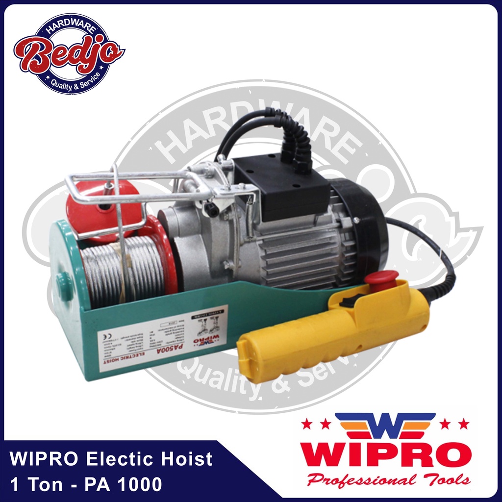 Electric Hoist WIPRO Katrol 1000kg PA 1000 Katrol 1 Ton
