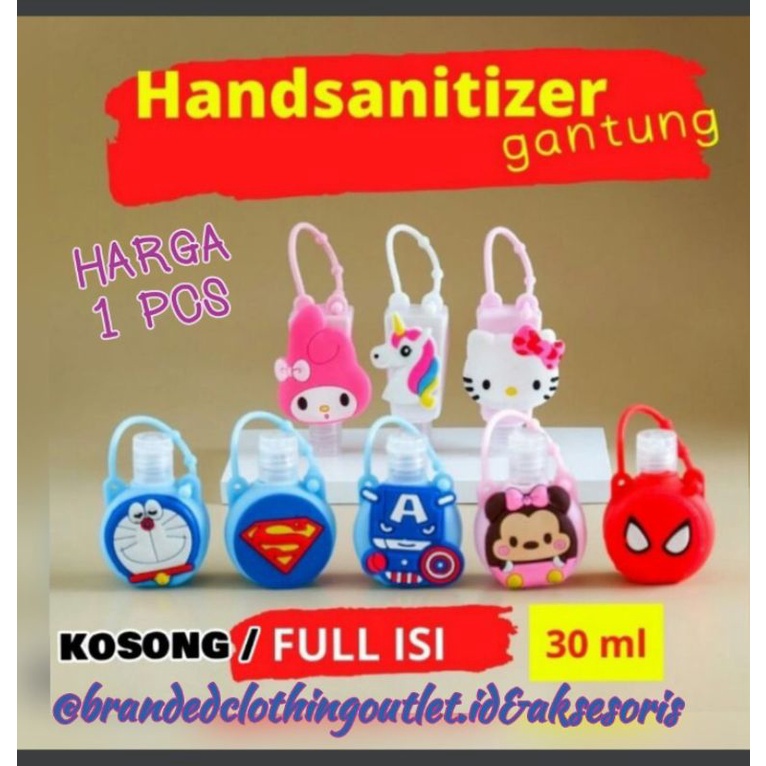 (BULAT) HANDSANITIZER ANAK KARAKTER 30ML | HANDSANITIZER CARTOON MEDICAL | HAND SANITIZER KARAKTER K
