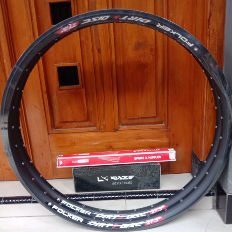 WHEELSET FOLKER DIRT 27.5 HUB RAZE RUJI XLR8