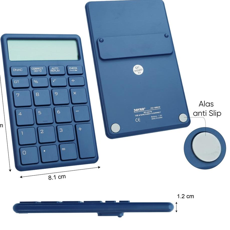 

Oke Price Calculator Kalkulator Joyko CC-55CO 12 Digits Check Correct*