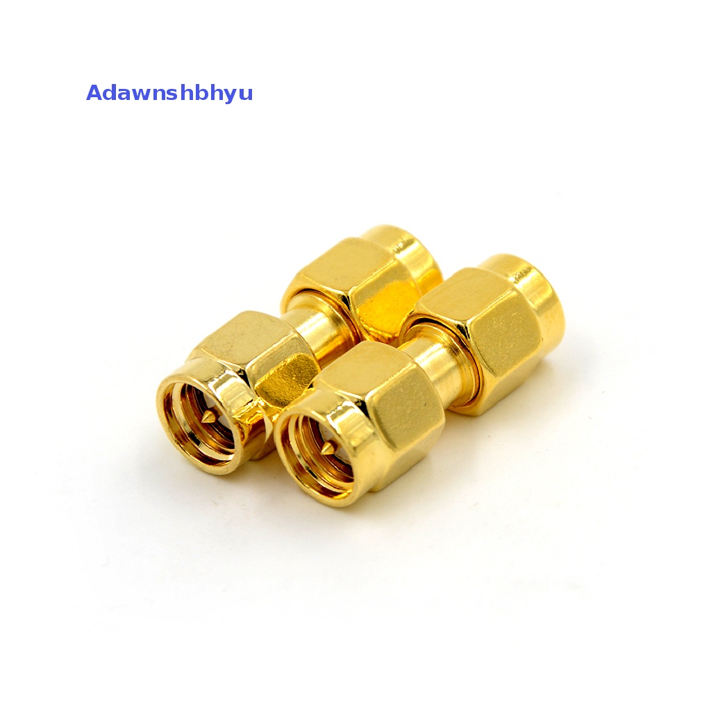 Adhyu 2Pcs Konektor Adaptor RF Coaxial SMA Male Plug in series