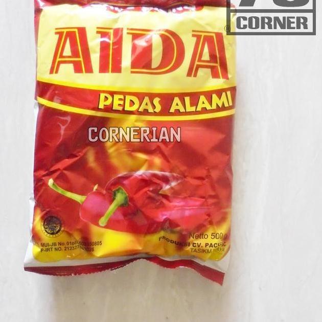 

Diskon✔️[ 75 Corner ] Cabe Giling Aida Pedas Alami 500 Gram Bubuk Bumbu Makanan Ringan Cemilan Cilok Cimol Makaroni Tahu|SQ5