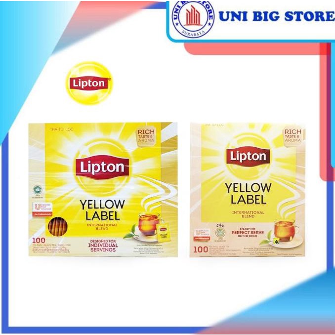 

Lipton Yellow Label Black Tea Teh Hitam Celup 100 Bags Non Enveloped