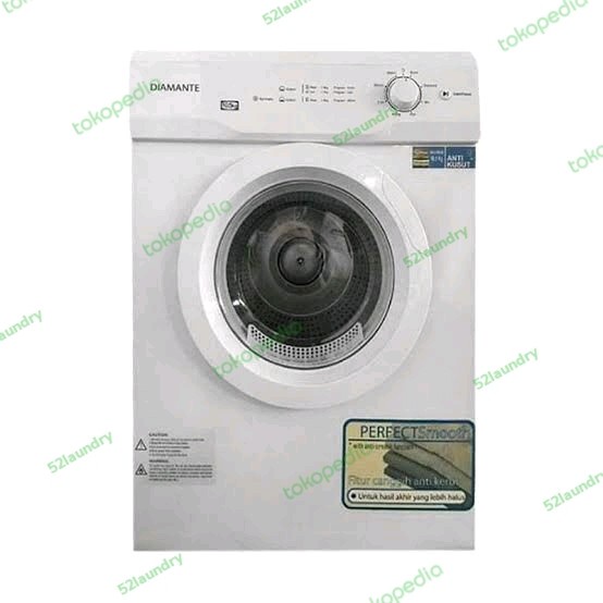 DIAMANTE 10,5KG KONVERSI GAS MESIN PENGERING PAKAIAN DRYER LAUNDRY
