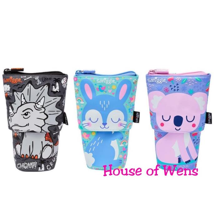

SMIGGLE ANIMALIA SLIDE STAND PENCIL CASE ORIGINAL - TEMPAT PENSIL