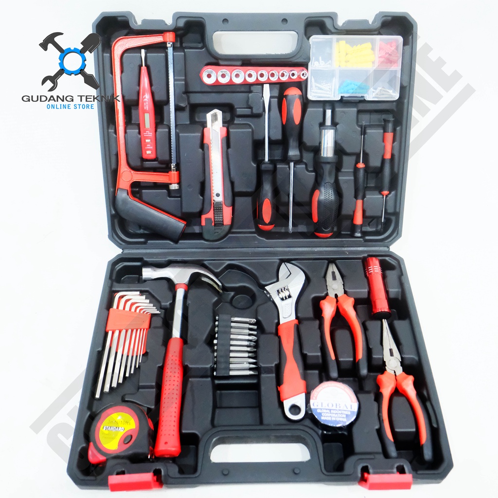 Tool Set 102pcs MAILTANK SH-159 / Alat Pertukangan Tool Kit Tool Box SH 159 - Toolkit Serbaguna SH159 MAILTANK