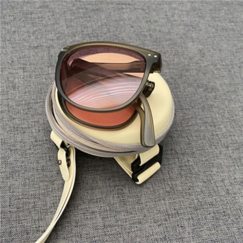 Kacamata Hitam Model Lipat Cewek Anti UV Outdoor