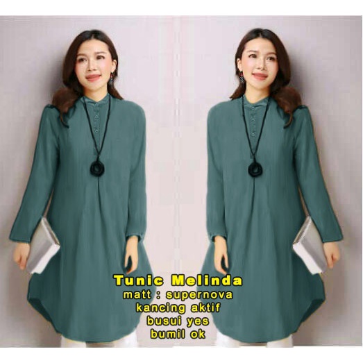 CTN Baju atasan Tunic MELINDA jumbo best seller