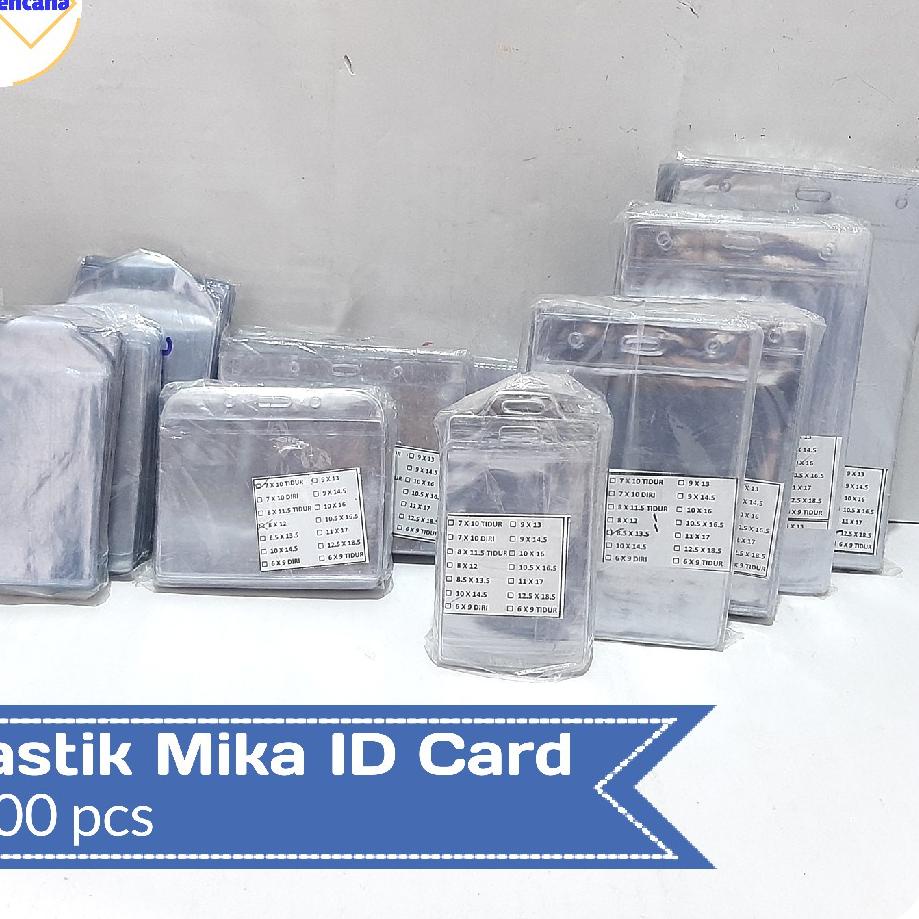 

RND196 Plastik Mika Name Tag ID Card 100pcs |