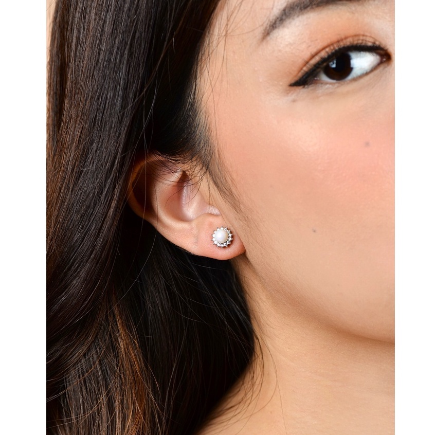 Panlandwoo - Anting Tusuk Rhodium Wanita Giada