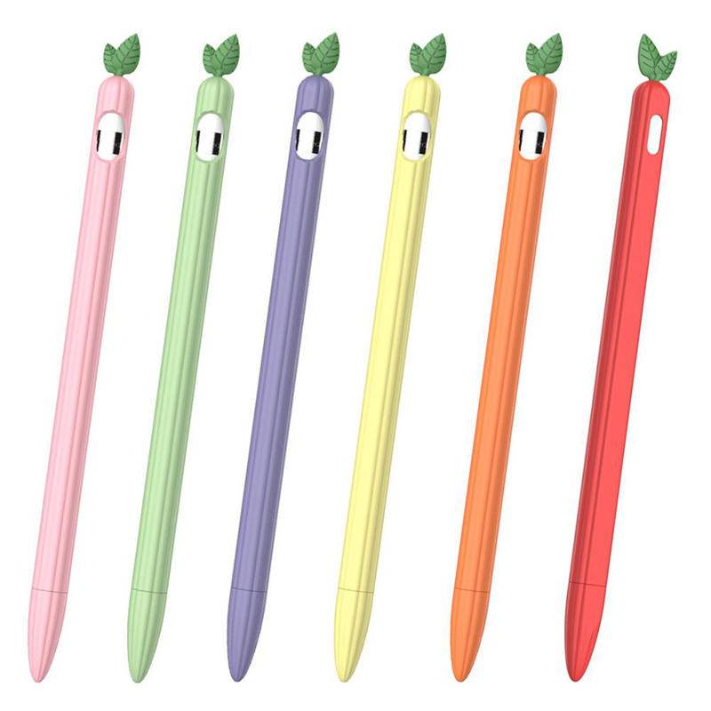 Untuk apple Pensil2 1 case cover Universal Warna-Warni Untuk IPad pencil case Non-slip Perlindungan Silikon Untuk apple Pencil1 2lengan