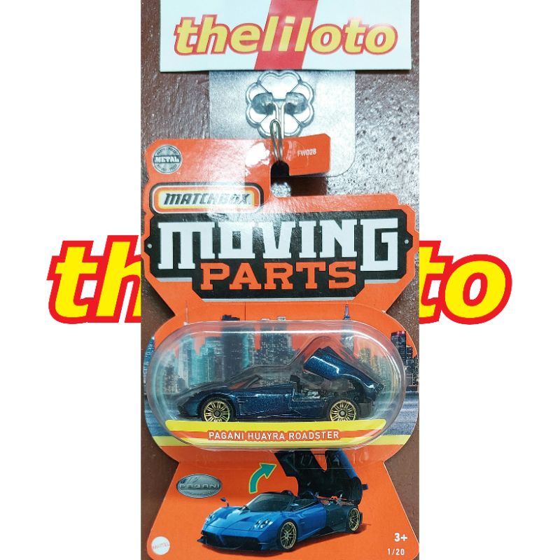 MATCHBOX PAGANI HUAYRA ROADSTER MOVING PARTS