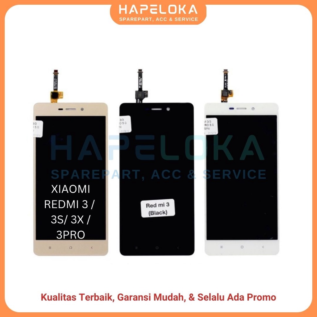 LCD TOUCHSCREEN XIAOMI REDMI 3 / 3PRO / 3S / 3X - ORI COMPLETE