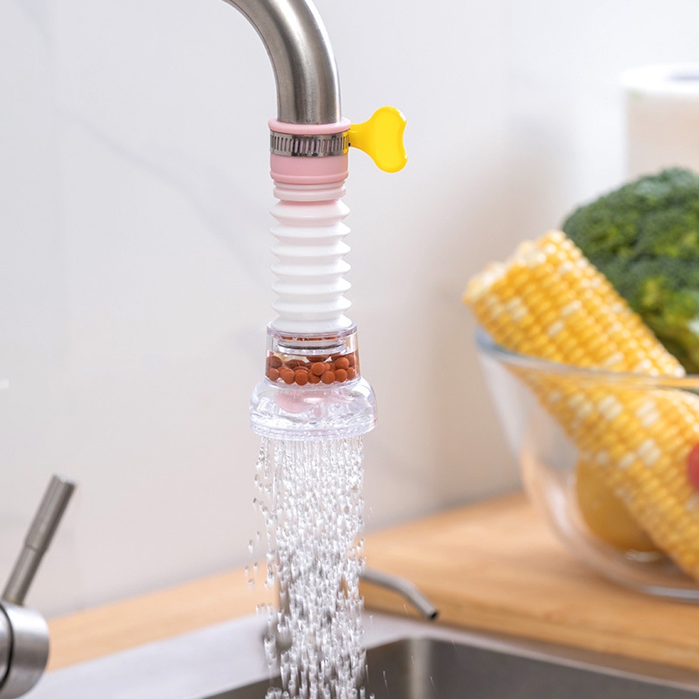 ღ 1Pc Faucet Splash Filter 360 Berputar Rumah Tangga Keran Hemat Air Keran Anti Splash Dapur Rumah