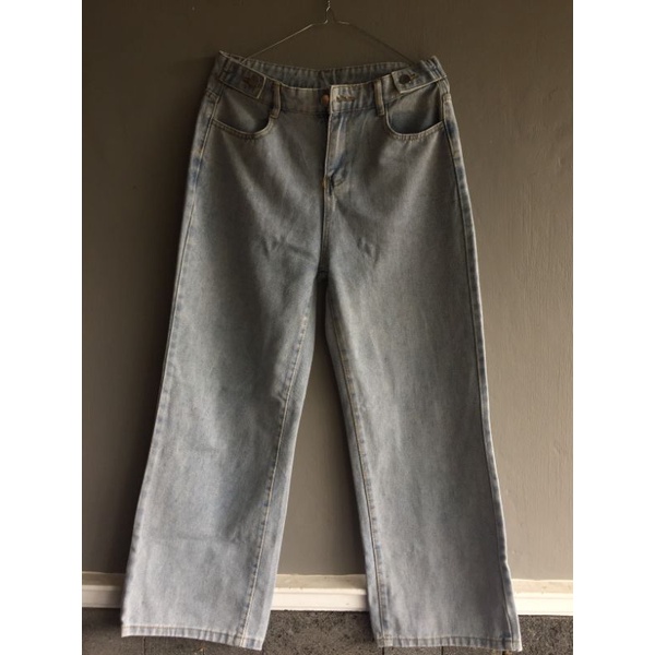 PRELOVED JEANS KULOT HIGHWAIST