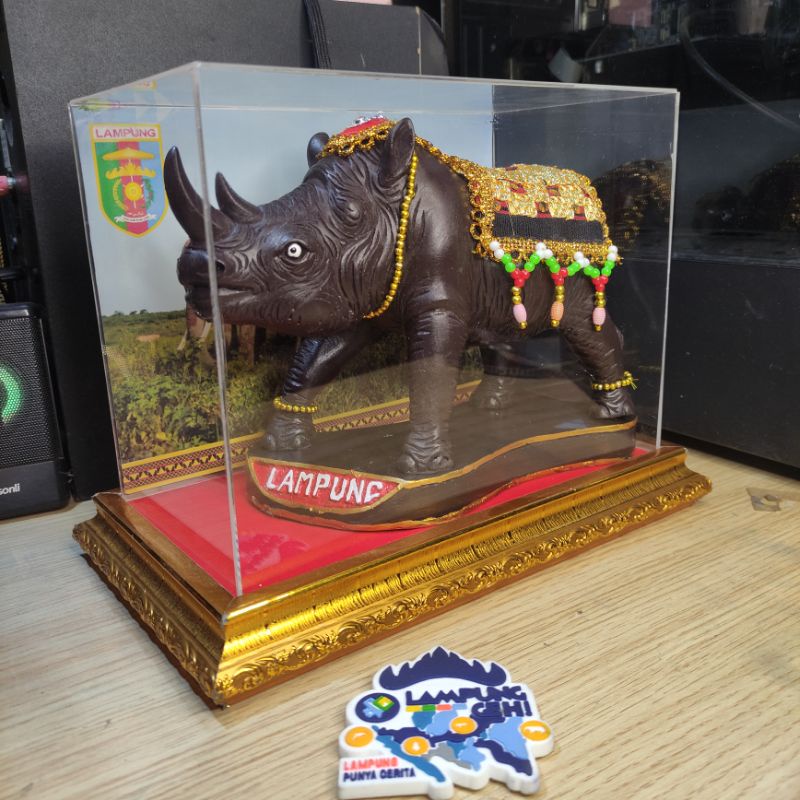 Miniatur Badak Lampung | Oleh Oleh Kota Lampung
