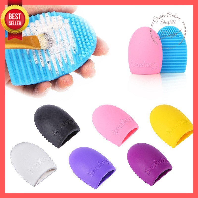 GOS -I112- Pembersih Kuas Makeup - Brush Pembersih Makeup - Egg Brush Cleaning