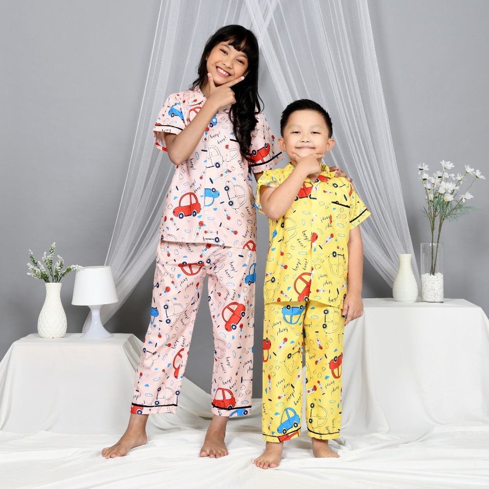 Monalisa Piyama Anak 1 - 2 Tahun ( Kids Size M ) Motif Karakter - Piyama Anak Perempuan