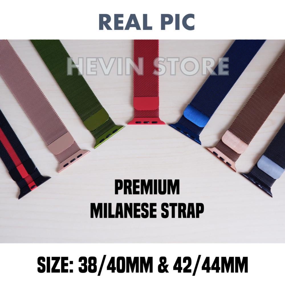 MILANESE PREMIUM STRAP FOR SMARTWATCH iOS SERIES 12345 SIZE 40MM &amp;  44MM