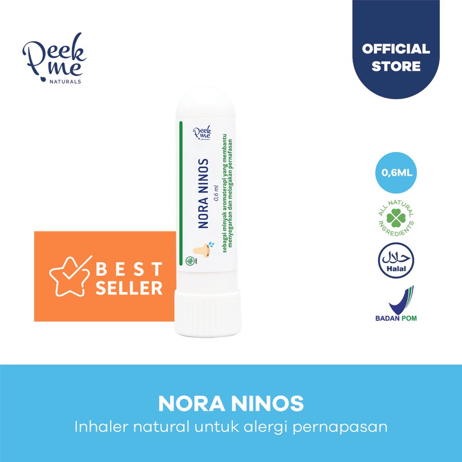 PEEK ME NORA NINOS 0,6ML Pernapasan Asma Sinus Alergi Rhinitis Debu