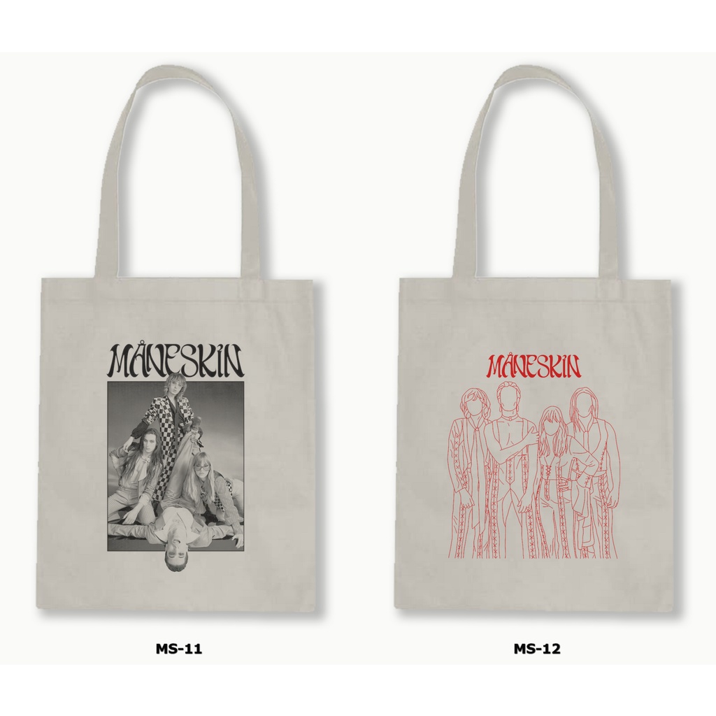 TOTE BAG BLACU - MANESKIN 1