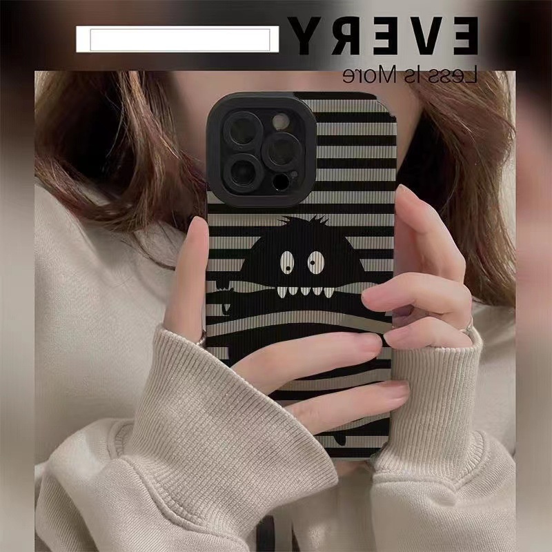 Pola Ins Cocok Untuk Iphone14 14pro 14Plus 14prm Iphone13 13prm iPhone 11 7Plus 8Plus Xr XS 12 Pro Max Empat Sudut Casing Ponsel Tahan Guncangan