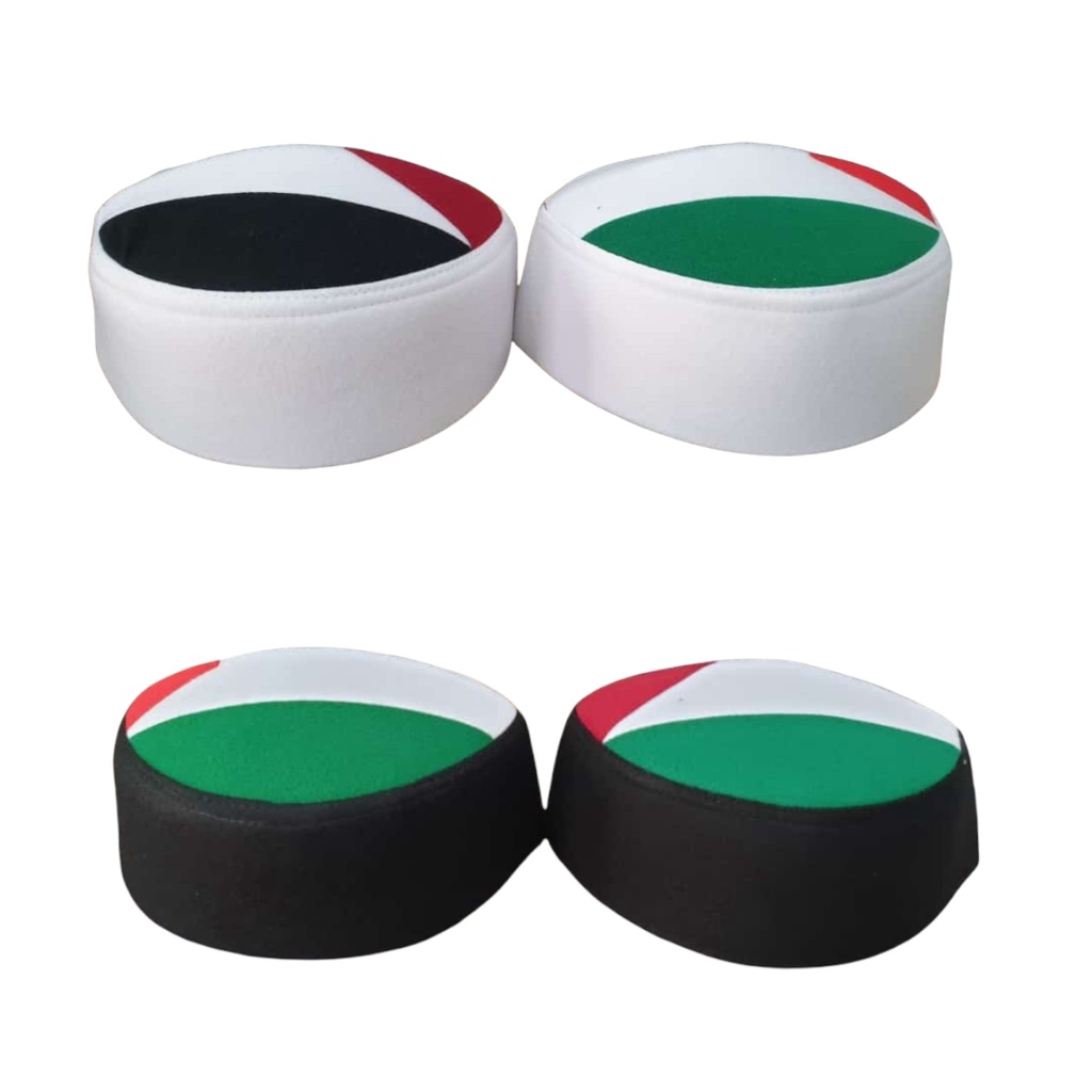 Peci Kopiah Bludru Palestina Anak dan Dewasa Grosir