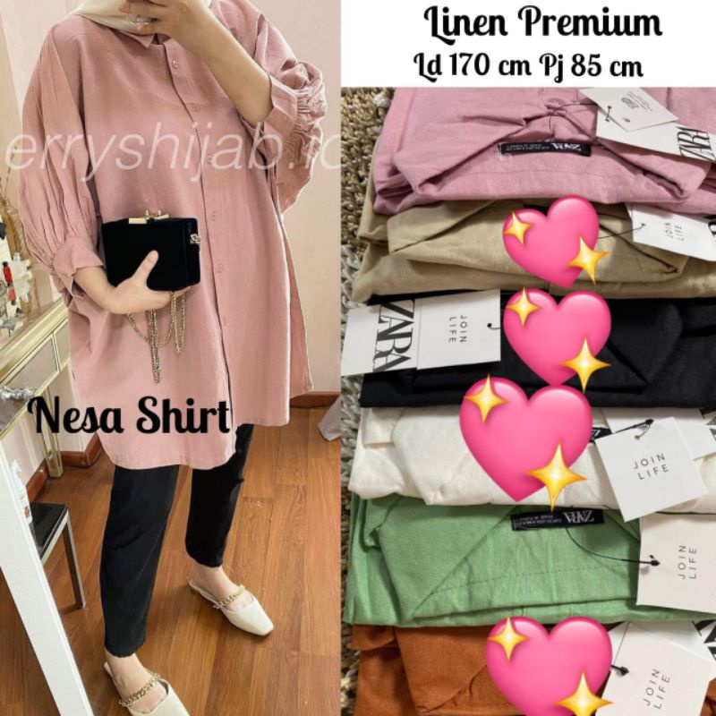 NESA SHIRT ATASAN BLOUSE JUMBO by ZARA  h