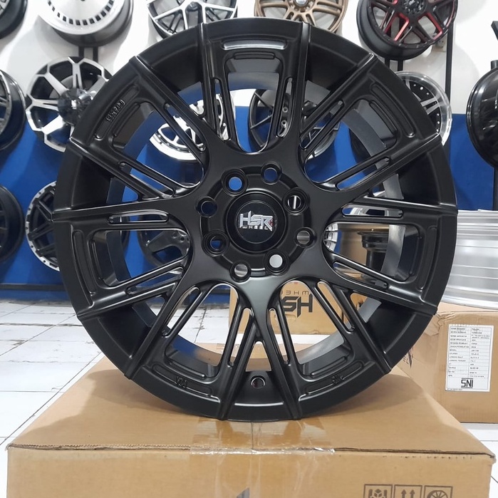 velg r15 hsr tsuchi full hitam vlg racing ring 15 brio agya sigra avanza wheels kingdom surabaya