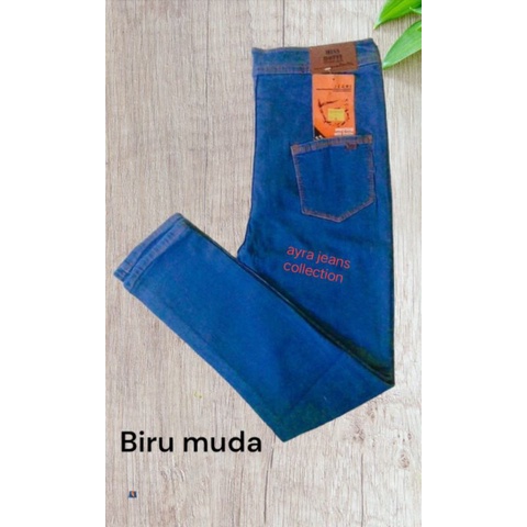Celana jeans wanita HW pinggang Tinggi/celana Levis wanita/celana panjang wanita/celana jeans panjang 27-34