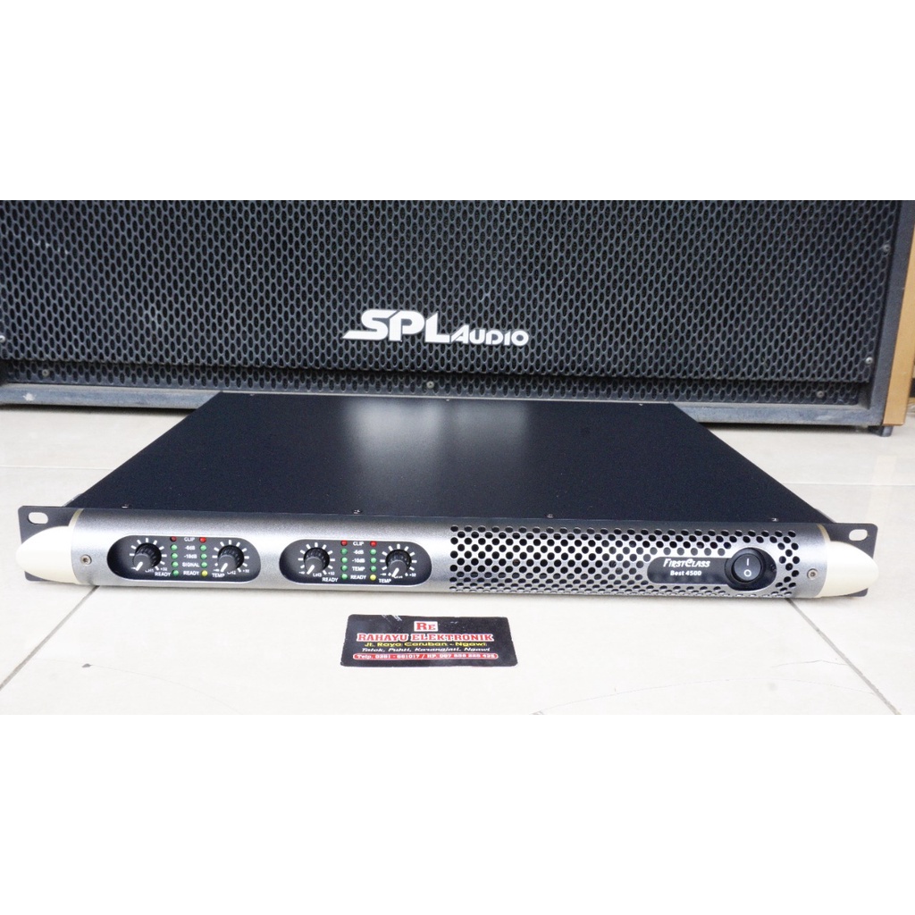 Professional Power Amplifier Firstclass Digital 1 U Best 4500 | Power Amply Ampli Fc Best4500