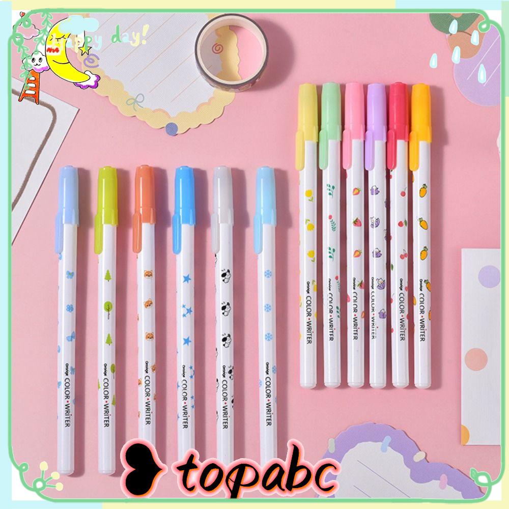 Top 12warna/Set Pulpen Stabilo Perlengkapan Kantor Sekolah Hadiah Siswa Pulpen Netral Warna