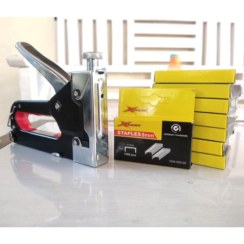

KENMASTER STAPLES GUN + ISI 4 - 14 MM KENMASTER - STAPLER JOK TEMBAK