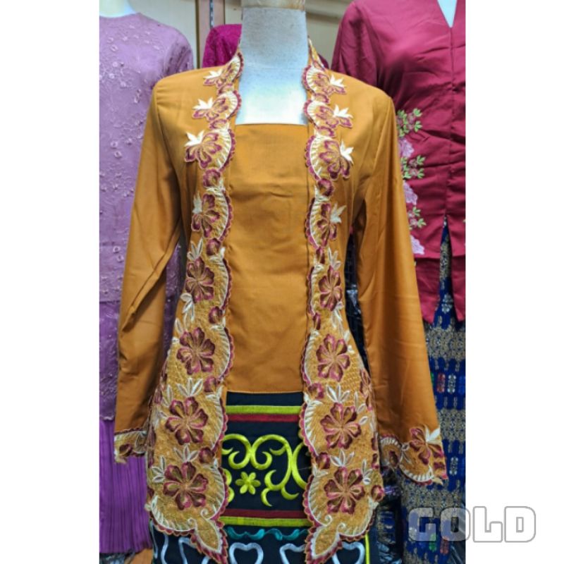 promo kebaya kutubaru bordir warna / kebaya kutubaru / kebaya encim / kebaya modern