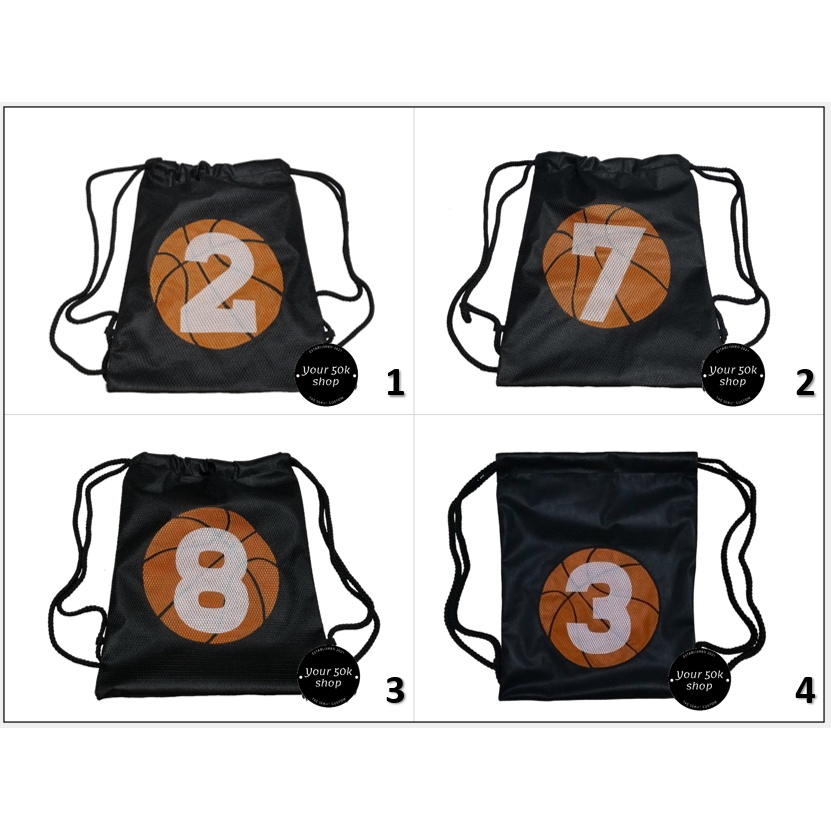 Tas Jaring Bola Basket Tas Serut Bola Tas Ransel Olahraga Basket Goodiebag Basketball Tas Sporty Bas