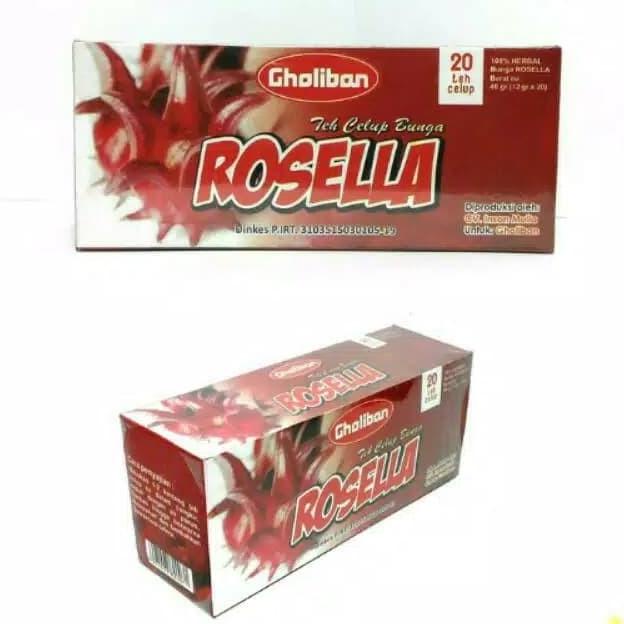 

[BISA COD] Teh celup/herbal rosella gholiban isi 20pcs murah