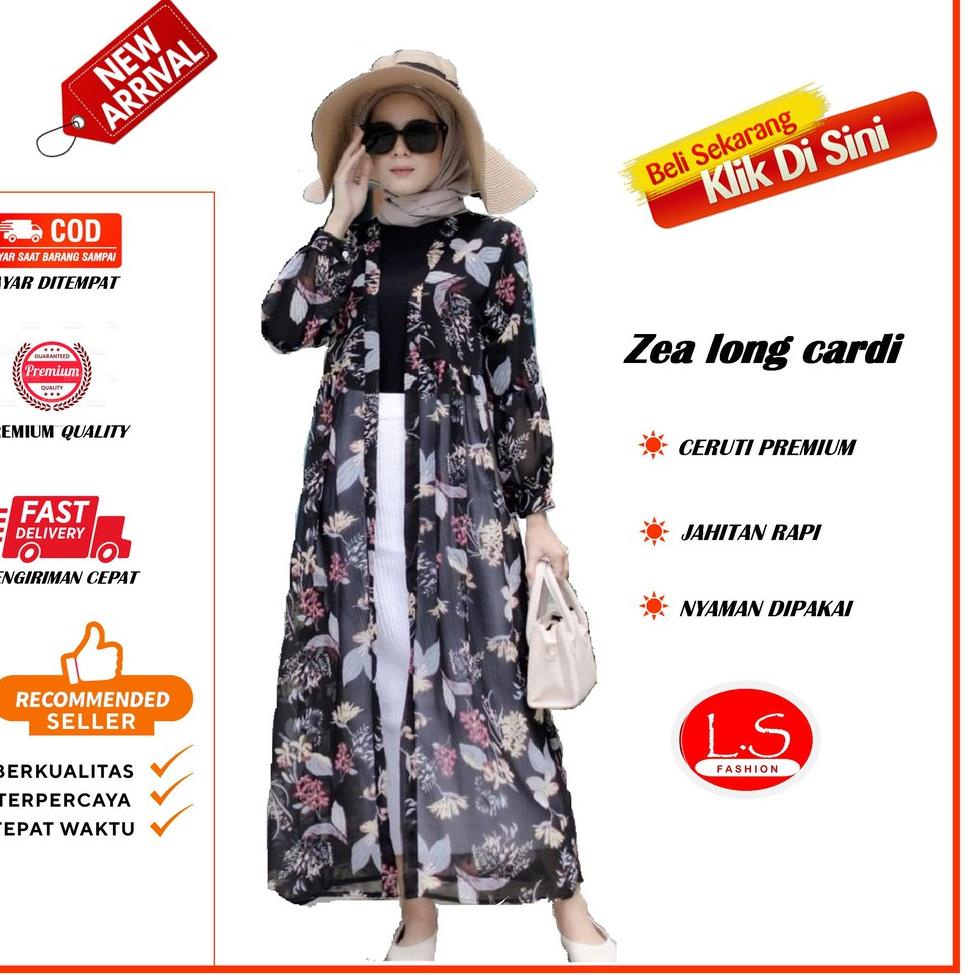 (Kode(F83C)♫♪) zea long cardy // long outer ceruti premium ld -+120cm pjg -+134cm // outer wanita //