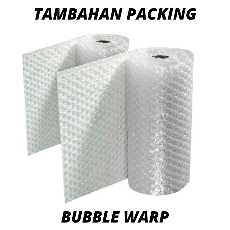 

TAMBAHAN PACKING BUBBLE WARP AGAR PAKET AMAN