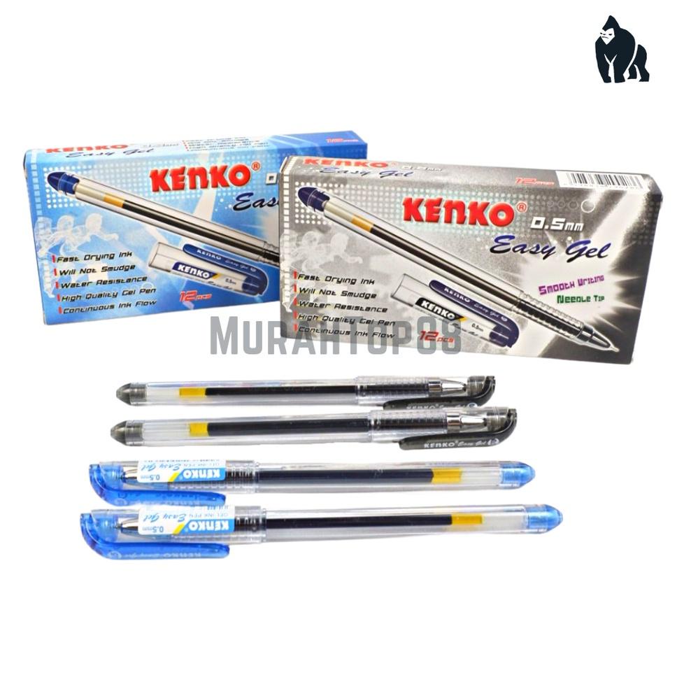 

[KODE PRODUK 0I9U74085] Pulpen Easy Gel Kenko 0.5 mm / Ballpoint Lancip Bolpen Tajam Pena Grosir [PER LUSIN]