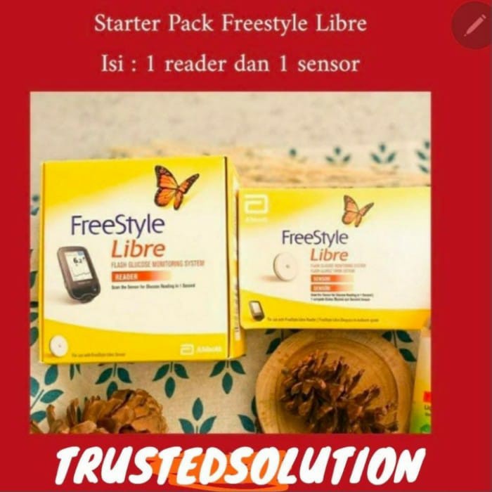 (100% Ori ) Starter Pack Freestyle Libre (1Reader1 Sensor)