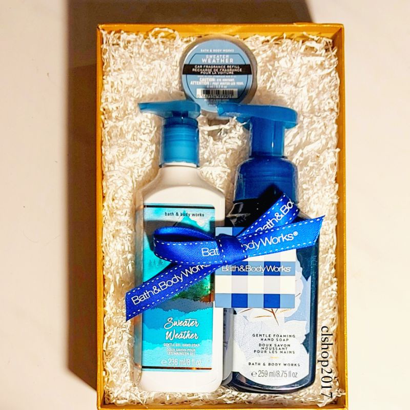 BBW SWEATER WEATHER GIFT SET PAKET BATH &amp; BODY WORKS