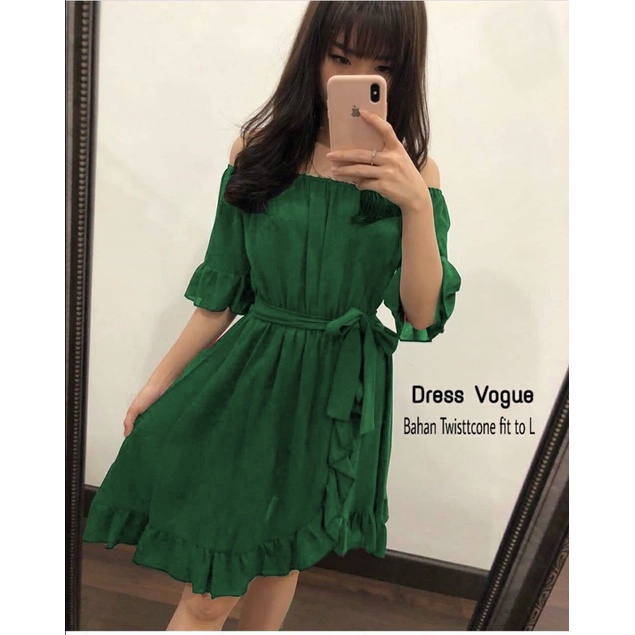 JCM- DRESS VOGUE / Dress Wanita kekinian / Dress wanita korea murah