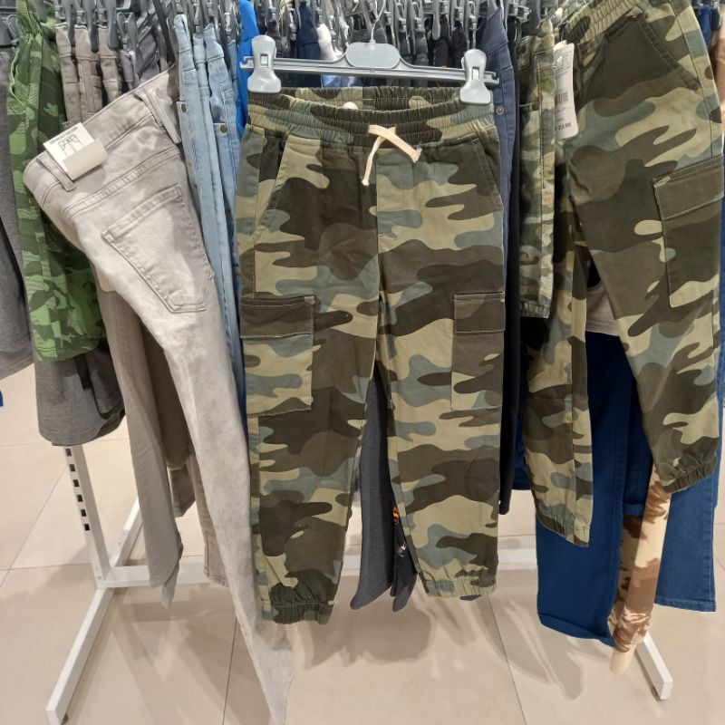 ZARA ORIGINAL ASLI BARU SALE Celana Panjang Jogget Chino Anak Basket Mickey Disney Polos Abu Hitam