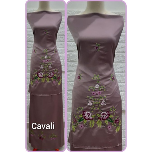 Bahan / Bakal Baju Kurung Bordir Pasir Khas Bukittinggi