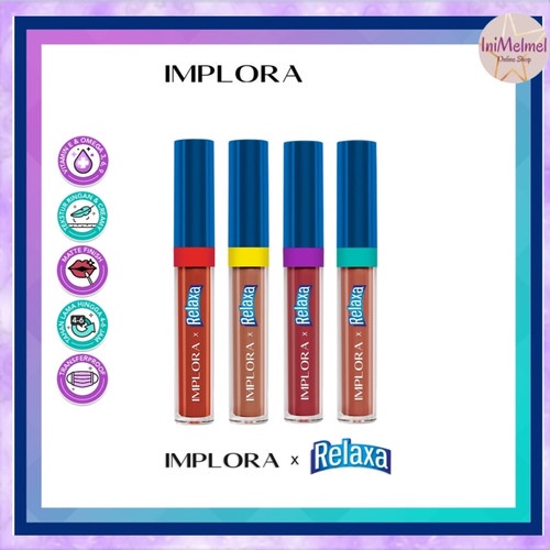 [ORIGINAL] [TERMURAH] Implora x Relaxa Matte Lip Cream {Limited Edition}