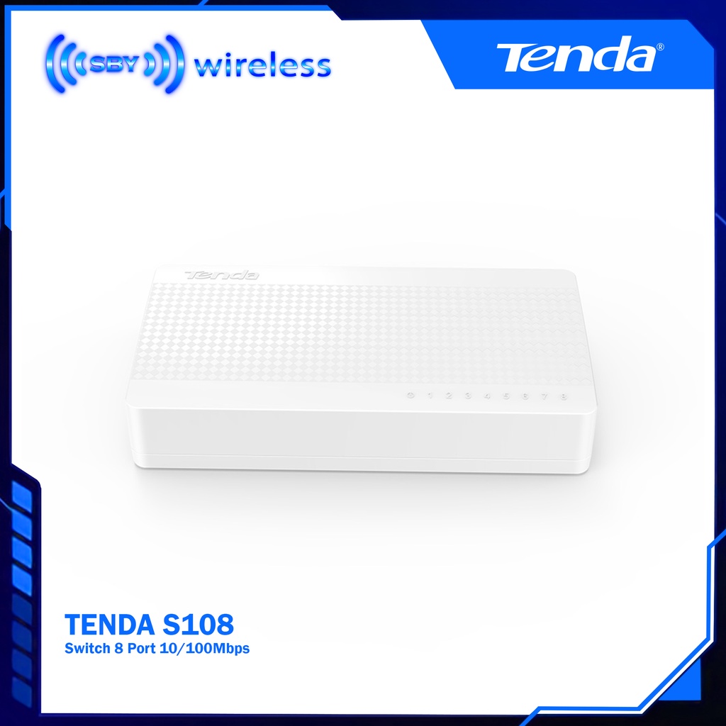 Tenda S108 Switch 8 Port 10/100Mbps